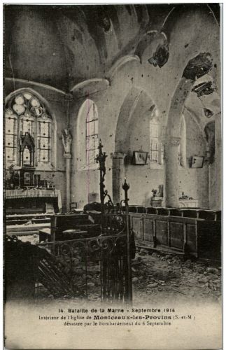 Montceaux les Provins septembre 1914