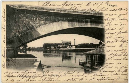 Lagny - Vue de Marne
