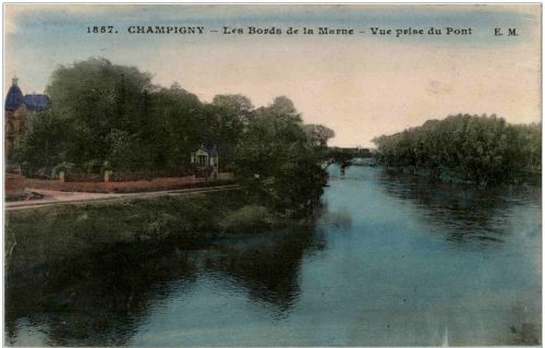 Champigny - Vue prise du Pont