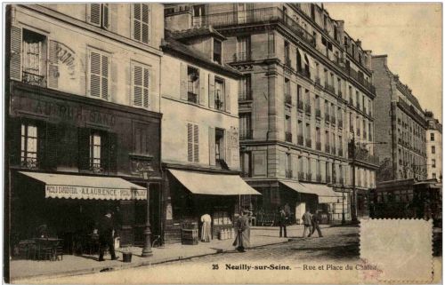 Neuilly sur Seine - Rue et Place du Chateau