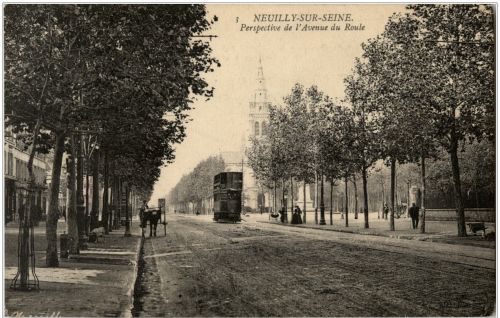 Neuilly sur Seine - Perspective de l Avenue du Roule