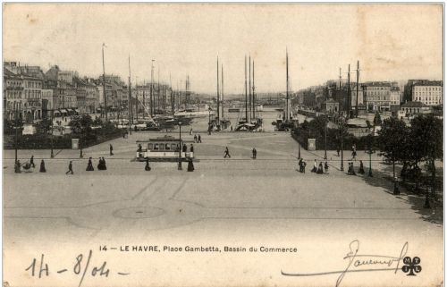Le Havre - Place Gambetta Tramway