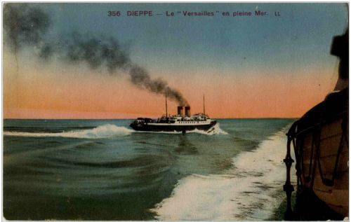 Dieppe - Le /Versailles/ en pleine Mer
