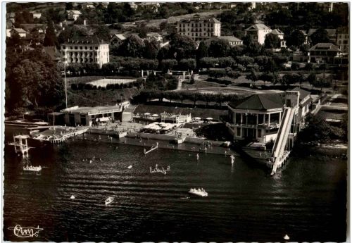 Evian les Bains - vue aerienne
