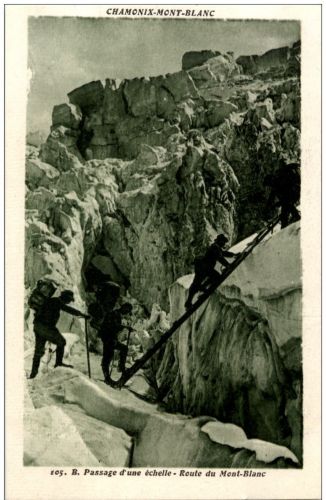 Chamonix - Passage d une echelle
