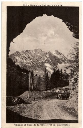 Col des Aravis - Tunnel et Rocs de la Tete
