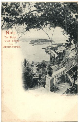 Nice - Le Port vue prise du Montboron