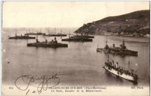 Villefranche - La Rade Escadre de la Mediterranee