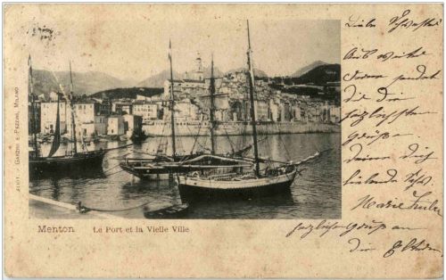 Menton - Le Port et la vielle Ville