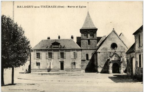 Balagny sur Therain - Mairie et Eglise