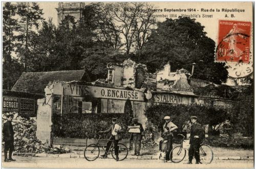 Senlis - Rue de la Republique September 1914