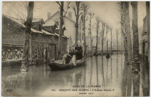 Nogent sur Marne - L Avenue Charles V Janvier 1910