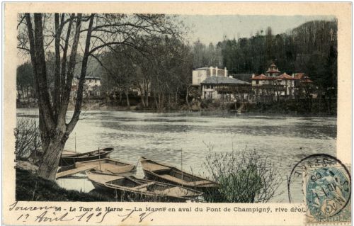 Champigny - La Marne en aval