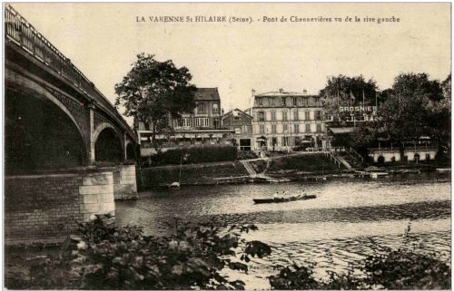 LA Varenne St Hilaire - Pont de Chnnevieres