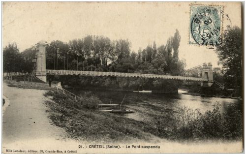 Creteil - Le Pont suspendu