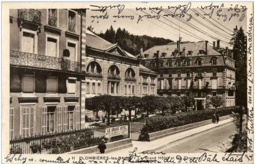 Plombieres les Bains - Le Grand Hotel