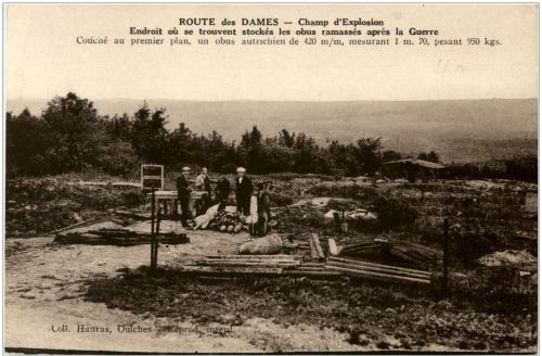 Route des Dames - Champ d Exlosion