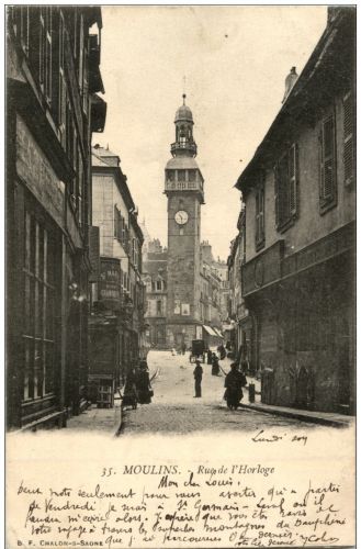 Moulins - Rue de l Horloge