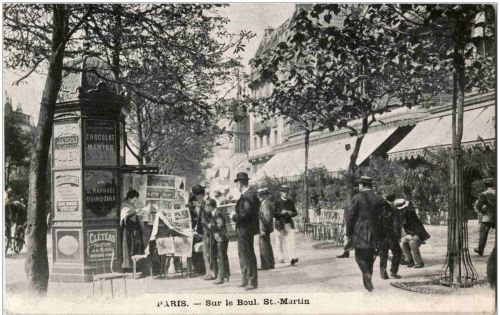 Paris - Sur le Boul St. Martin