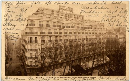 Paris - Hotel de Paris