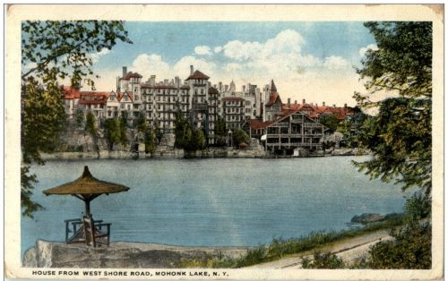 House from West shore Road - Mohonk Lake