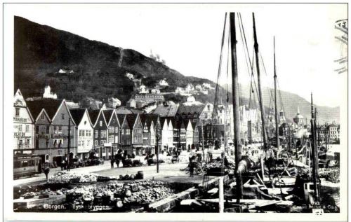 Bergen - Tyskebryggen 1984