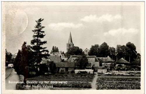 Bennekom - Gezicht op het dorp venef