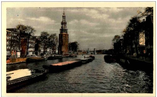 Amsterdam - Oude Schans met Montelbaanstoren
