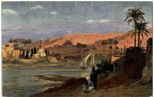 Evening near Gizeh