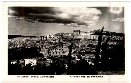 Athenes vue de l Acropole