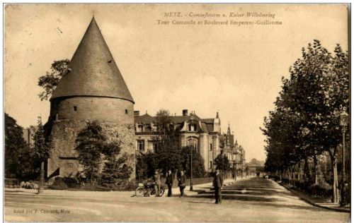 Metz - Comoufleturm und Kaiser Wilhelmring