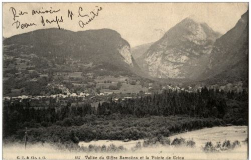Valle du Giffre Samoens et la Pointe de Criou