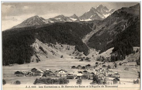 Les Contamines s St. Gervais les Bains et L Aiguille de Bionnassay