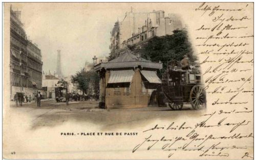 Paris - Place et Rue de Passy