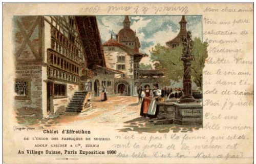 Paris- Exposition 1900 - Chalet d Effretikon