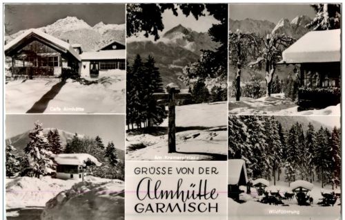 Garmisch - Grüsse von der Almhütte