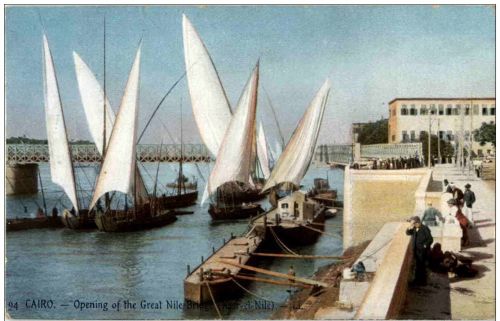 Cairo - Opening of the Great Nile Bridge