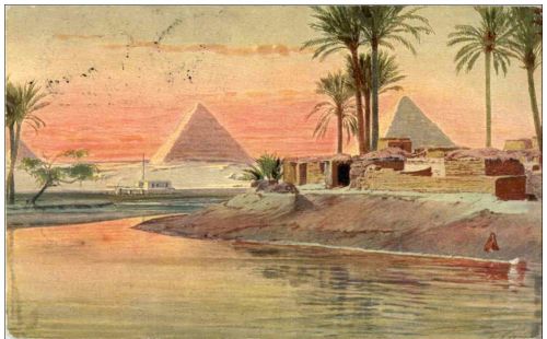 Landscape near the Pyramids