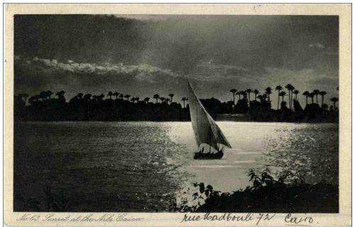 Cairo - Sunset at the Nile