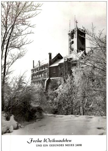 Wartburg bei Eisenauch - Frohe Weihnachten