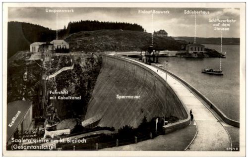 Saaletalsperre am kl. Bleiloch