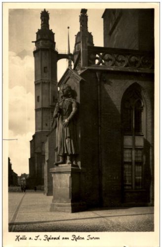 Halle - Roland am Roten Turm