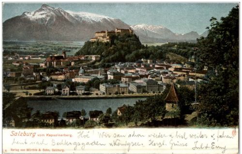 Salzburg vom Kapuzinerberg