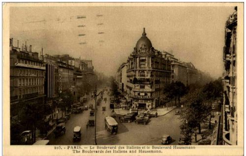 Paris - Le boulevard des Italiens