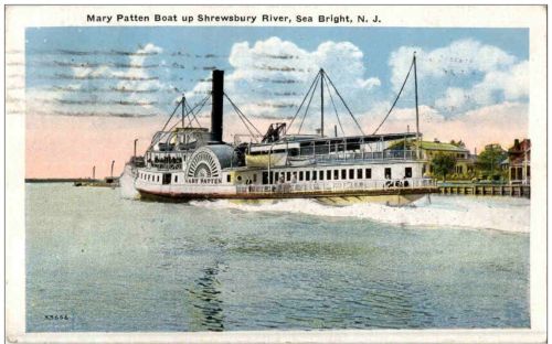 Mary Patten Boat up Shrewsbury River - Sea Bright