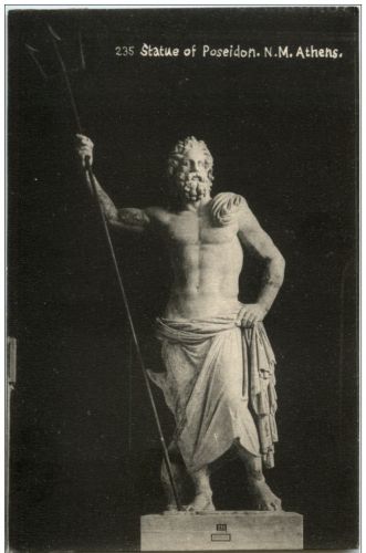 Athenes- Statue of Poseidon