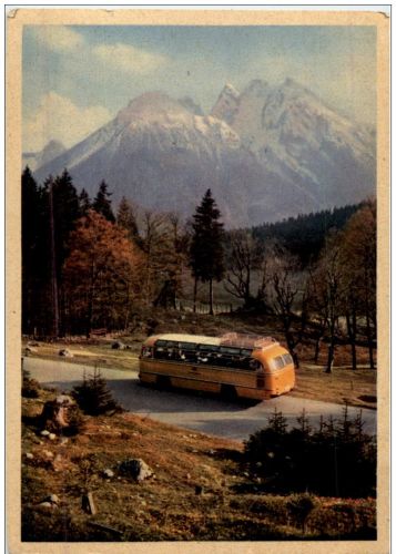 Queralpenstrasse bei Berchtesgaden - Postbus