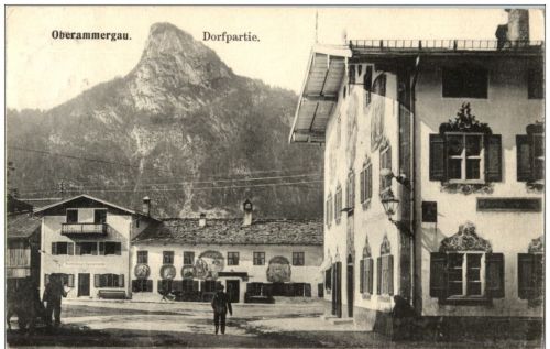 Oberammergau - Dorfpartie