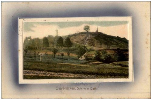 Saarbrücken - Spicherer Berg - Prägekarte