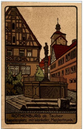 Rothenburg ob Tauber - Kappellenplatz